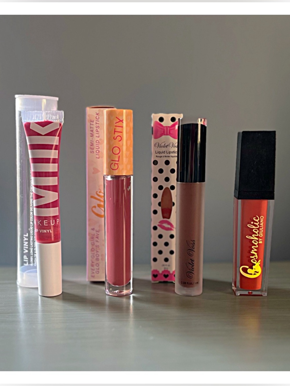 NEW LOT Liquid Lipstick Lippy BUNDLE Milk Makeup Violet Voss Glo Cosmoholic